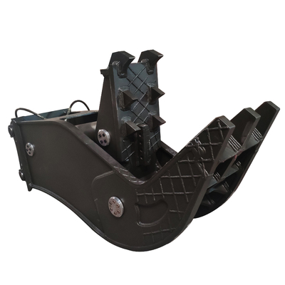 2250 KN Excavator Grab Attachment , Hydraulic Breaker Attachment 4 Side Blade