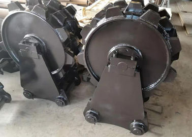 Skid Steer Trench Compactor Wheel , Cat Excavator Attachments Wheel